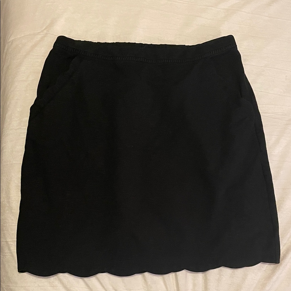 Skies Are Blue Black Mini Skirt